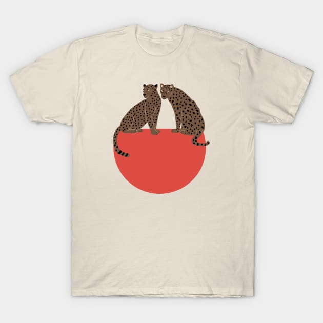 Leopards and shape T-Shirt by grafart